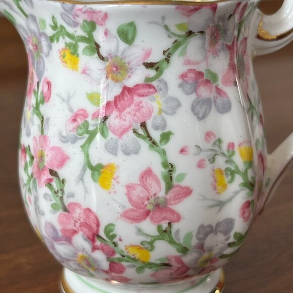 Royal Standard "May Medley" Creamer and Sugar Bowl Set England Bone China Chintz - Picture 8 of 14